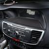For 2013-2017 Honda Accord Central Console Lower Panel Cover Trim Carbon Fiber