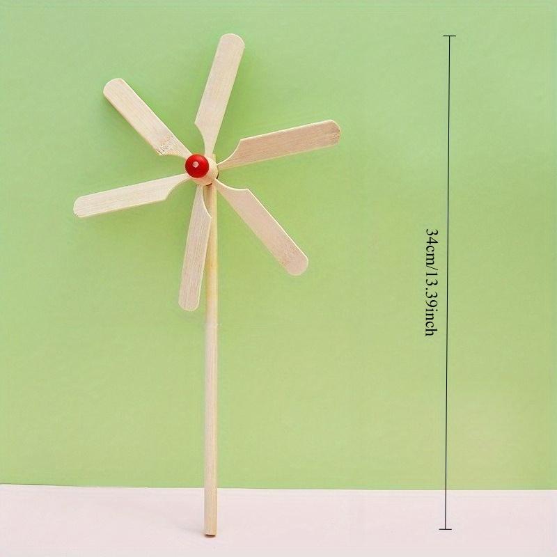 1Pc Windmill Material Kit DIY Handmade Outdoor Decoration, Halloween Christmas Gift