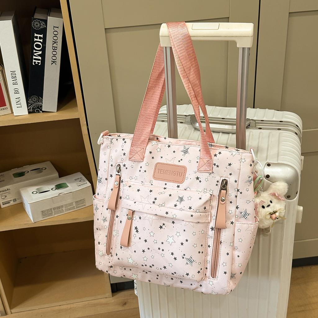 Schoolbag Japanese school bag ins niche high value fresh and sweet star backpack junior high school girls make-up bag