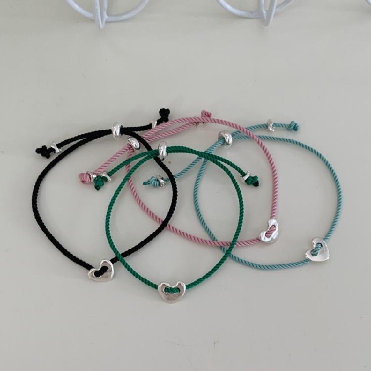 Adjustable Cord Bracelet Alloy Material Wrist Jewelry Perfect for Fashion Lovers