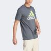 adidas Essential Set In Sleeve T Shirt Men's Gray IJ8578