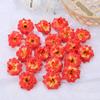 5/10/20Pcs 4.5cm Red Silk Artificial Rose Heads for Home Room Decorations Wedding Decoration DIY Bride Wreath Accessories