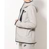 Nike Solid Color Print Logo Zip Hoodie Long Sleeve Sweatshirt Men Tops Pebble-Gray DQ4802-016