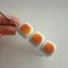 Relaxing Caramel Bread Design Fidget Keychain Diy Keyboard Keycap Finger Keyboard Cap Relief Stress Pass The Time Clicker Adult