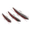 6Pcs/Set Car Front Bumper Lip Decoration Diffuser Shunt Fin Body Spoiler Universal Auto Front Bumper Lip