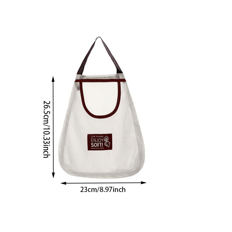 Кухонная сумка для фруктов и овощей настенные органайзеры многофункциональная сумка для хранения имбиря и чеснока многоразовая сетчатая сумка для хранения 1430₽