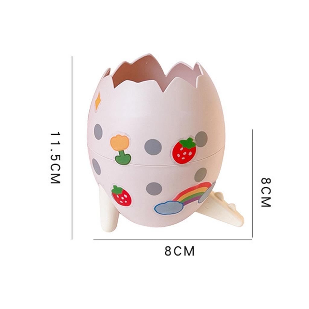 Dinosaur Egg Pencil Holder Fashion Cute Pen Holder Detachable ABS Personalized Pen Holder Modern Pen