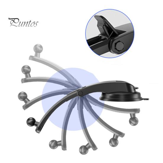 Držák přísavky Stabilní Nastavitelný Samolepící Skládací Černý Hnací Nářadí ABS Bezdrátové nabíjecí Příslušenství Základna pro muže