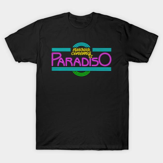 Well Tshirt Heren Zwart Print T-shirt Cinema Paradiso No-Cut Transferpapier Print Katoenen T-shirt 2XL zwart