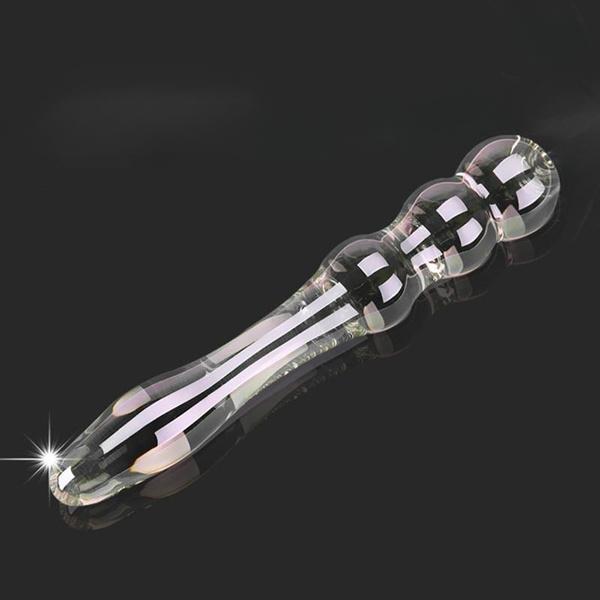 Bagheta de cristal cu margele noi de sticla