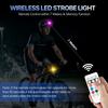 8PCS Wireless LED Lights For Car With Remote Control, High Brightness Wireless LED Strobe Light 8 Colors USB Charge IP65 Waterproof Anti-Collision