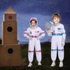with Cap Astronaut Costume Set with Gloves Space Suit Halloween Cosplay Costume  Role Play