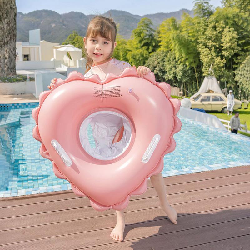 Rooxin Inflatable Pool Float Swimming Ring Seat for Kids Baby Swim Tube Swim Circle Water Play Tube Summer Pool Party Toys