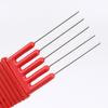Carbon Combs with 5 Steel Tails Anti Static Heat Resistant Teasing Comb for Hair Salon or