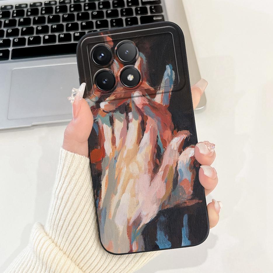 For Xiaomi Poco X6 Pro 5G Case Cute Panda Cartoon Cover Soft Silicone Phone Case For Xiaomi Poco X6 Neo PocoX6 Pro Fundas Bumper