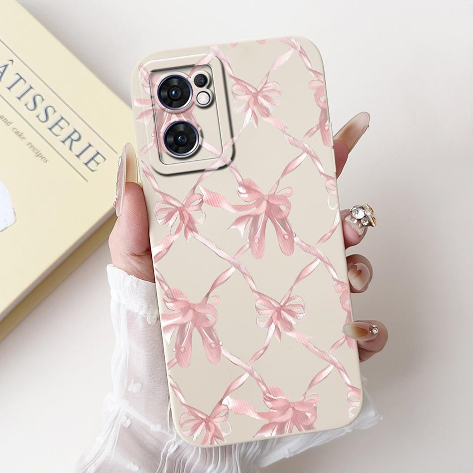 For OPPO Reno7 5G Elegant Sunflower Tulip Printed Phone Case For Oppo Reno 7 5G CPH2371 Soft Silicone Shockproof Cases