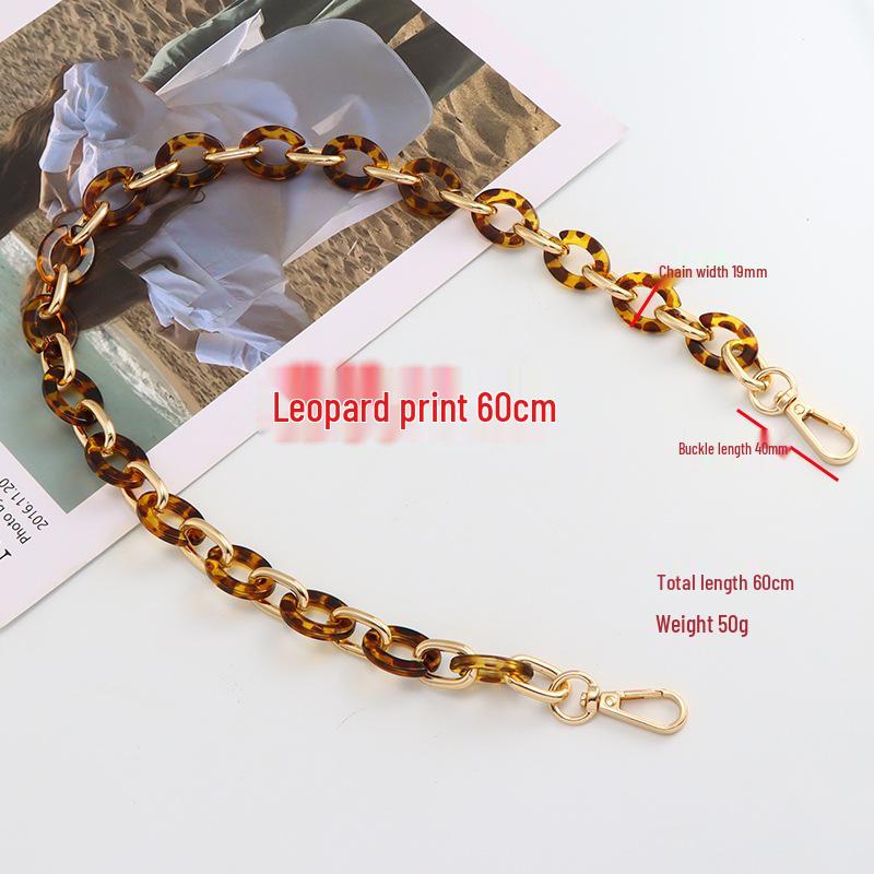 Acrylic Clip Aluminum Chain Crossbody Bag - Little Fragrance Style