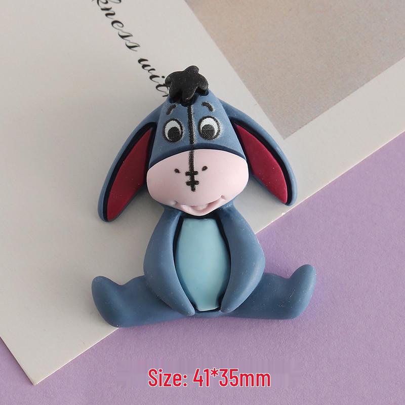 Winnie the Pooh Honey Pot Cartoon Resin Ornament DIY Phone Case Material Pack