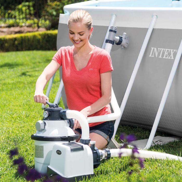 Filtre à sable Intex 26646 pour piscine hors-sol - 7900 lt/hr