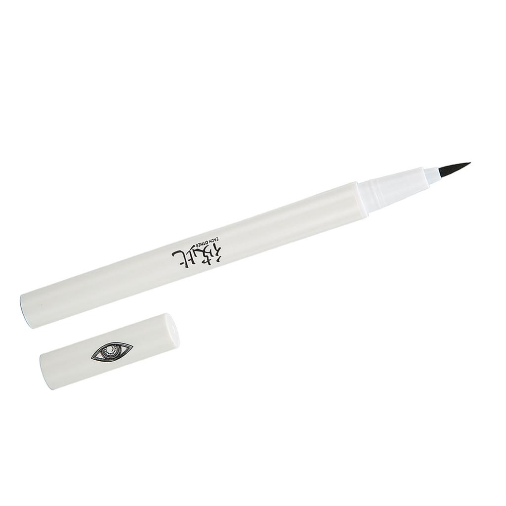 Waterproof Eyeliner Soft Brush Lasting Easy Colored Professional Black Eyeliner Pencil for Contact Lens Wearer
