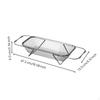 Expandable Stainless Steel Sink Colander, OvertheSink Drainer Basket, Kitchen Organizer