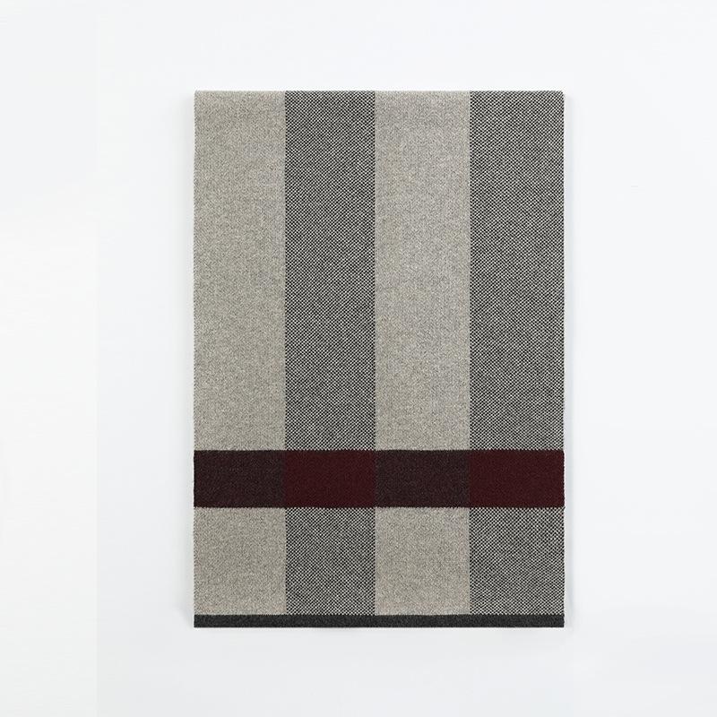 

Мужской кашемировый шарф средней длины и длинный, уличный стиль, для бизнеса, путешествий, отдыха, простой шарф, осень и зима 180cm