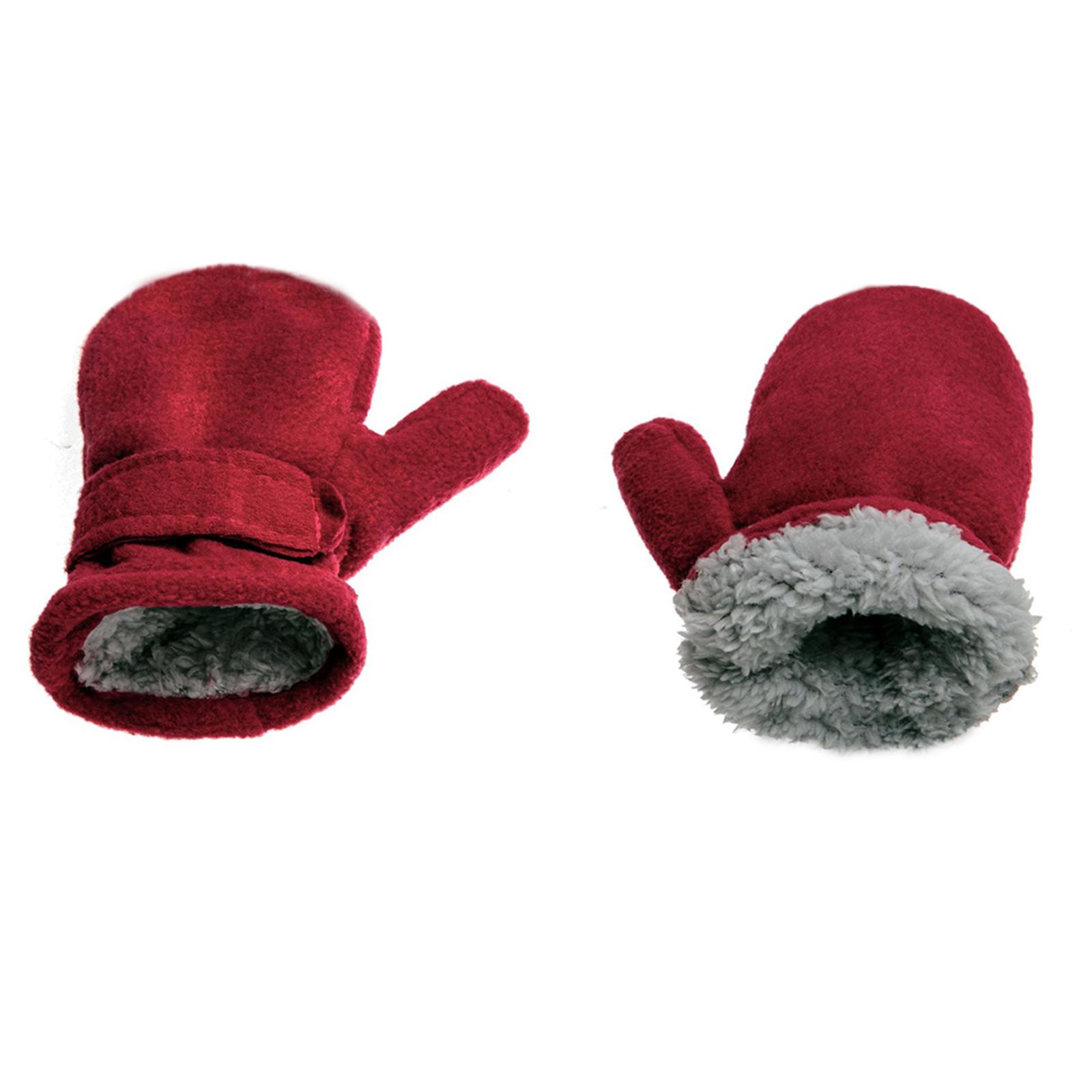 

Детские варежки с толстой подкладкой, мягкие теплые варежки из полар-флиса, зимние варежки для катания на лыжах для мальчиков и девочек 1-7 лет, грелки для рук L разноцветный