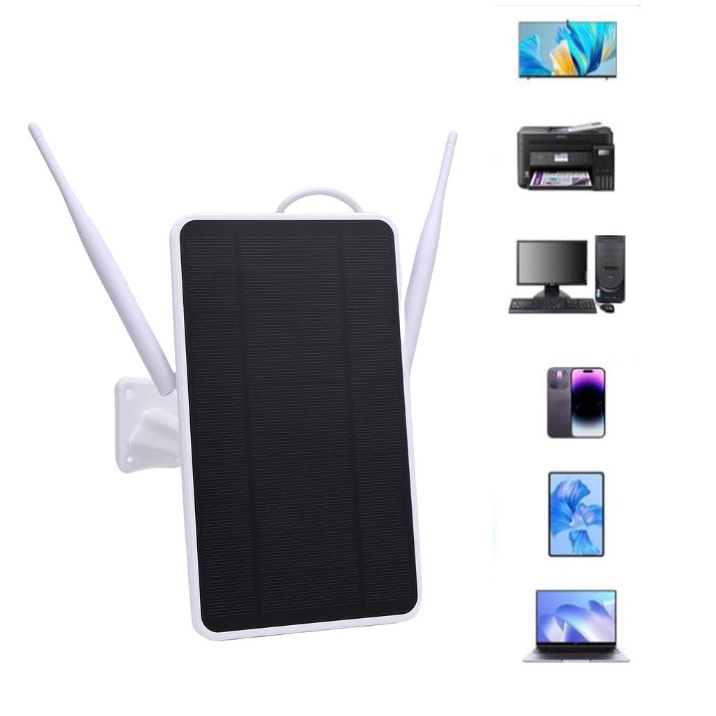 6W Solar Powered Modem Router Long Endurance IP66 Water Proof 4G WiFi Solar Router Repeater for Outdoor