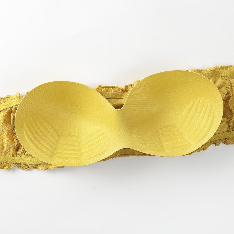 Bawełniany seksowny biustonosz damski Piękny koronkowy tył Bez ramiączek Bez szwu, na co dzień, dopasowane topy typu tuba