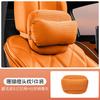 Car Neck Pillow Suede Memory Foam Lumbar Support Cotton Ergonomic Auto Seat Cushion Breathable Headrest Interior Accessories