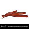 Female Leather Waist Belt With Painless Buckle And Twolayer Cowhide Material For Trendy Daily Use