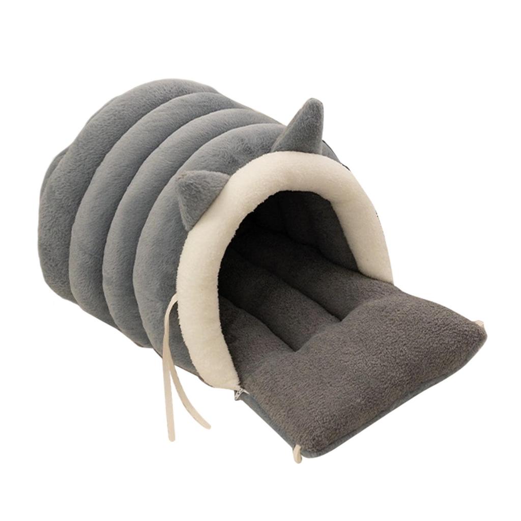 Slipper Cat Bed Detachable Soft with Hooded Covered Hood Hideway Pet House Nest for Pet Supplies Rabbit Kitty