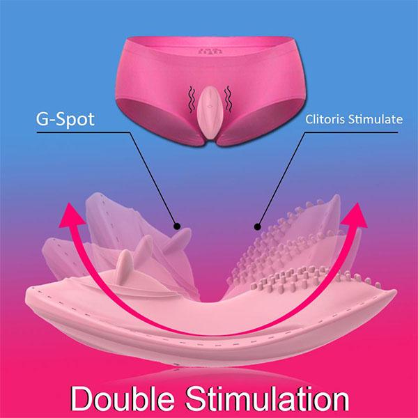Invisible Clitoral Stimulator Vibrator Wireless Remote Control Panties Vibrating Sex Toys for Woman