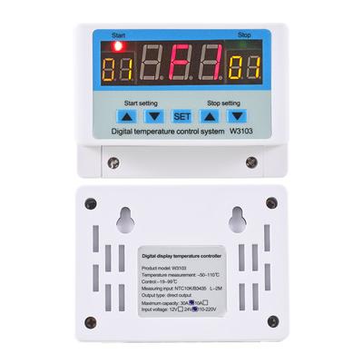30A AC110 220V Cyfrowy Regulator Temperatury LED Inteligentny Termostat System Kontroli Temperatury Ogrzewania i Chłodzenia
