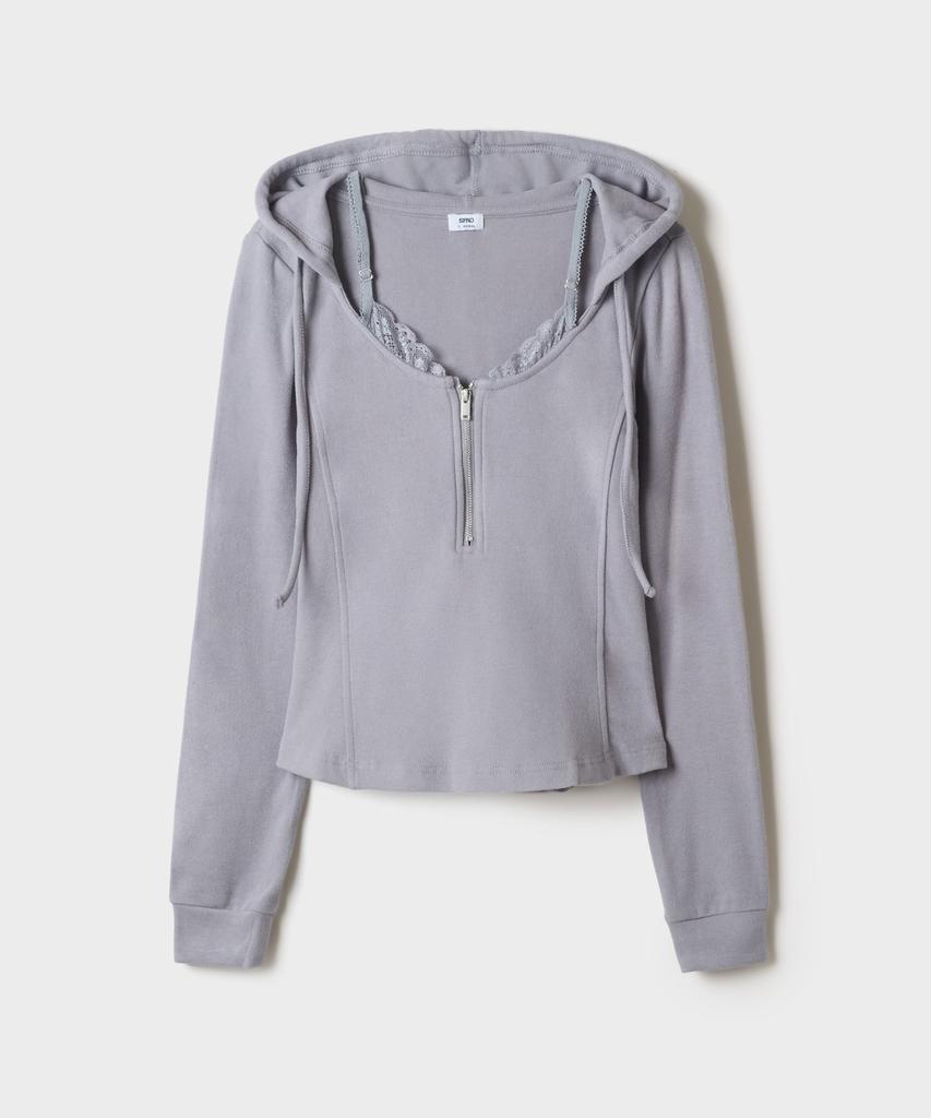 SPAO Lace Color Block Hoodie_Splwg4Tgy1
