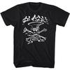 Slash Czaszka R & Fn' R Męska Koszulka Gitarzysta Elektryczny Merch Koncertowy Guns n Rose