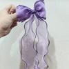 Mädchen Geschenk Niedlicher Pferdeschwanz Haarschmuck Temperament Kugeln Haarspange Mädchen Langes Band Schleife Haarnadel Prinzessin Geflochtenes Haar Kopfschmuck 2 STÜCKE