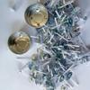 200Pcs Smokeless Natural Coated Cotton Candle Wicks Cores with Metal Tabs Base for DIY Tealight Candle Making Supplies
