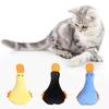 Yousheng Pet Duck Toy Cute Shape Contains Catnip Sound Paper Included Teeth Cleaning Clear Stomach Emotional Comfort PP Cotton Plush Duck Cat Teaser