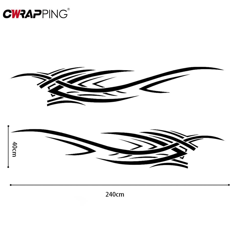 Car Stickers Flame Decals Bumper Hood Auto Door Waistline Stickers Universal DIY Flame Vinyl Decal Sticker for Auto Accessories