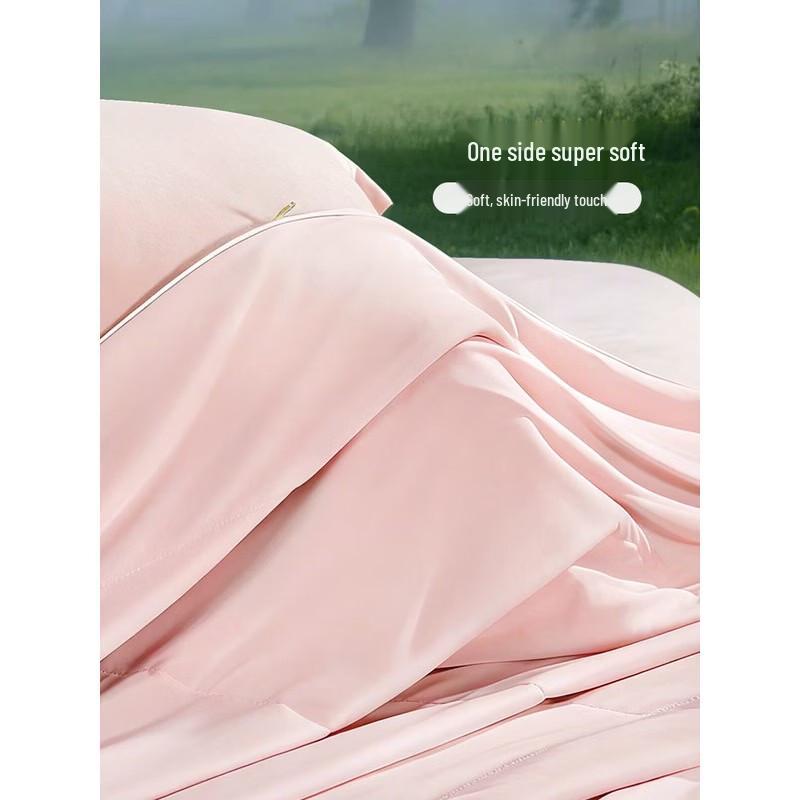FUANNA Cool-Touch Tussah Silk Summer Quilt