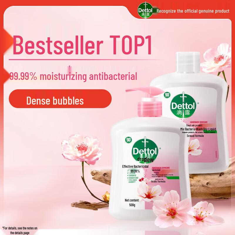 Dettol Увлажняющий Антибактериальный Набор для Мытья Рук