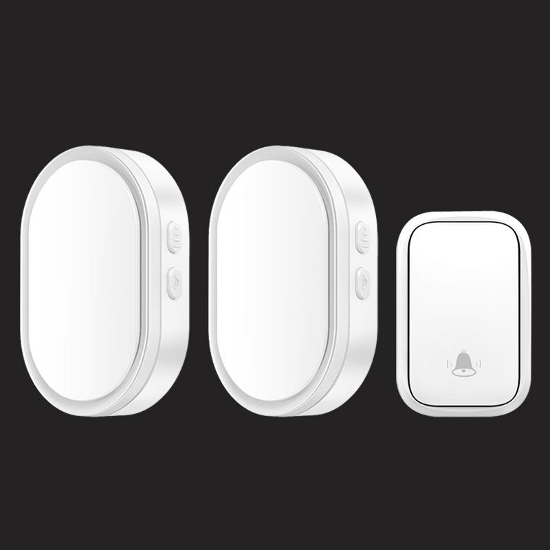 Battery-Free Wireless Doorbell for Home, Smart Long-Distance Remote, Waterproof, Elderly-Friendly. Standard Model белый