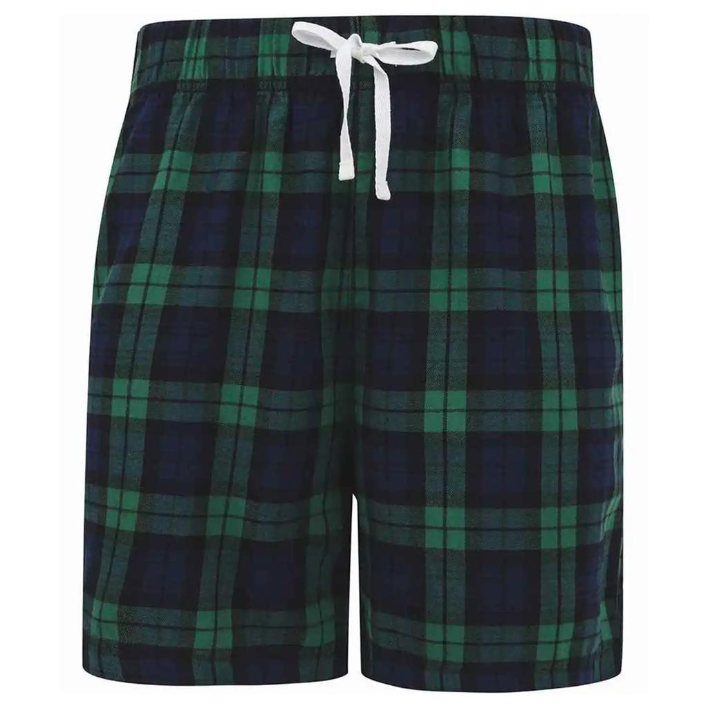SF Men Mens Tartan Lounge Shorts