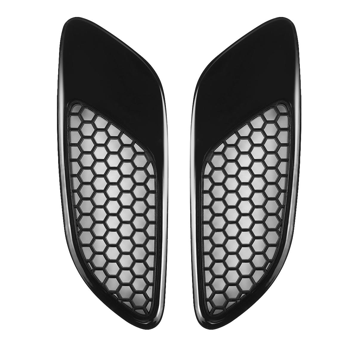 

2 шт. вентиляционные решетки капота двигателя воздухозаборник крышка вентиляционного отверстия капота для BMW E90 E91 E92 E93 M3 крышка воздухозаборника глянцевая черная Glossy Black