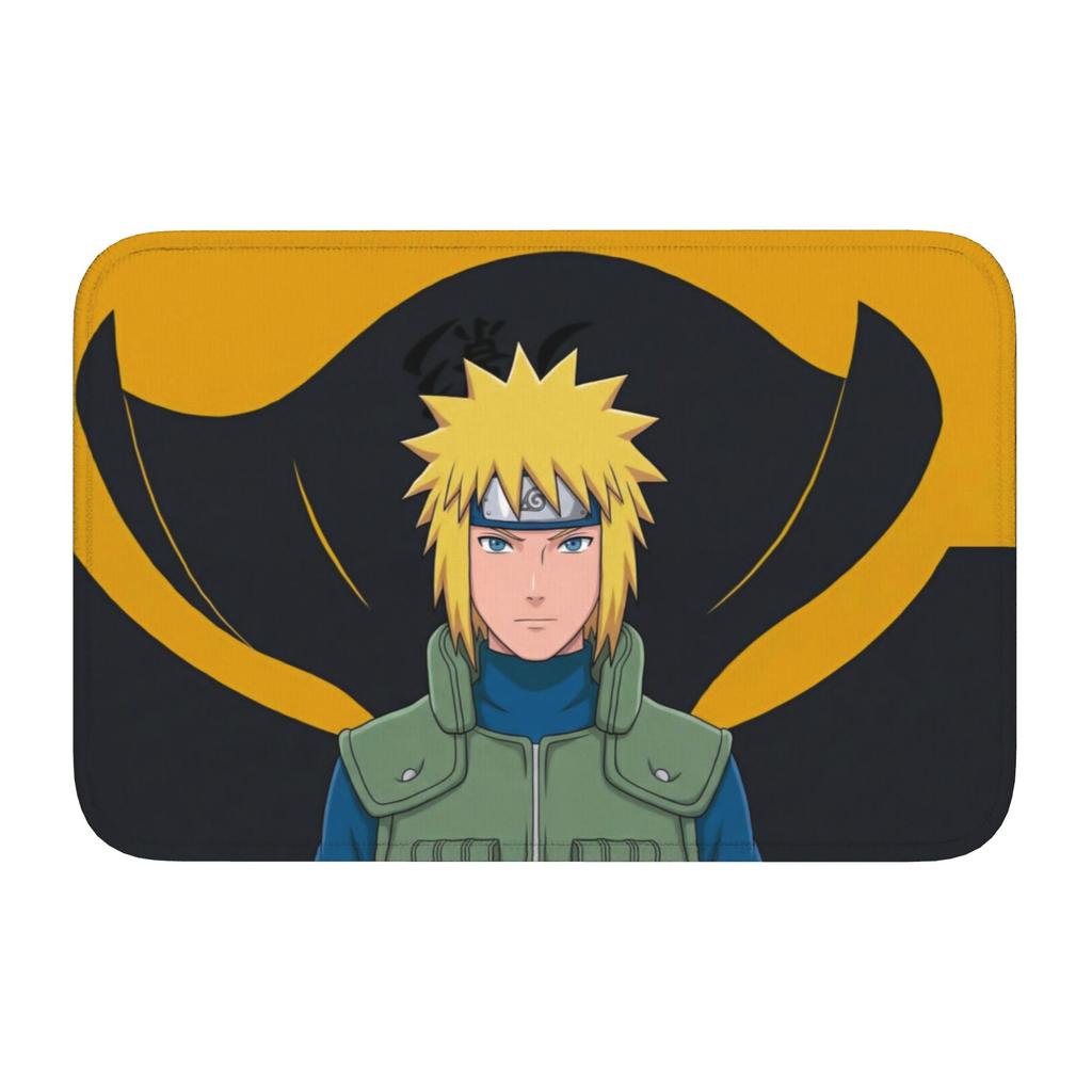 Custom Anime N-Narutoes Doormat Non-Slip Entrance Welcome Kitchen Bathroom Floor Door Mat Toilet Living Room Carpet Rug