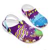 Unisex Beach Garden EVA Clogs Printed Lightweight Breathable Slip On Shoes for Home Bathroom Pool Summer Wear Soft Summer Wear