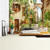 Balcony City Castle Hill Green Plant Landscape Printing Tapestry  Cheap Hippie Wall Hanging Bohemian Wall Tapestries