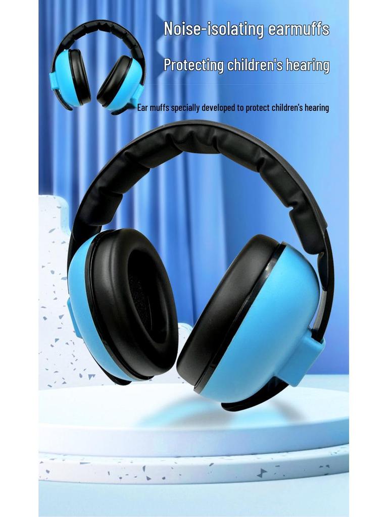 Adjustable Over-Ear Noise Reduction Earmuffs for Kids (0-3 Years)