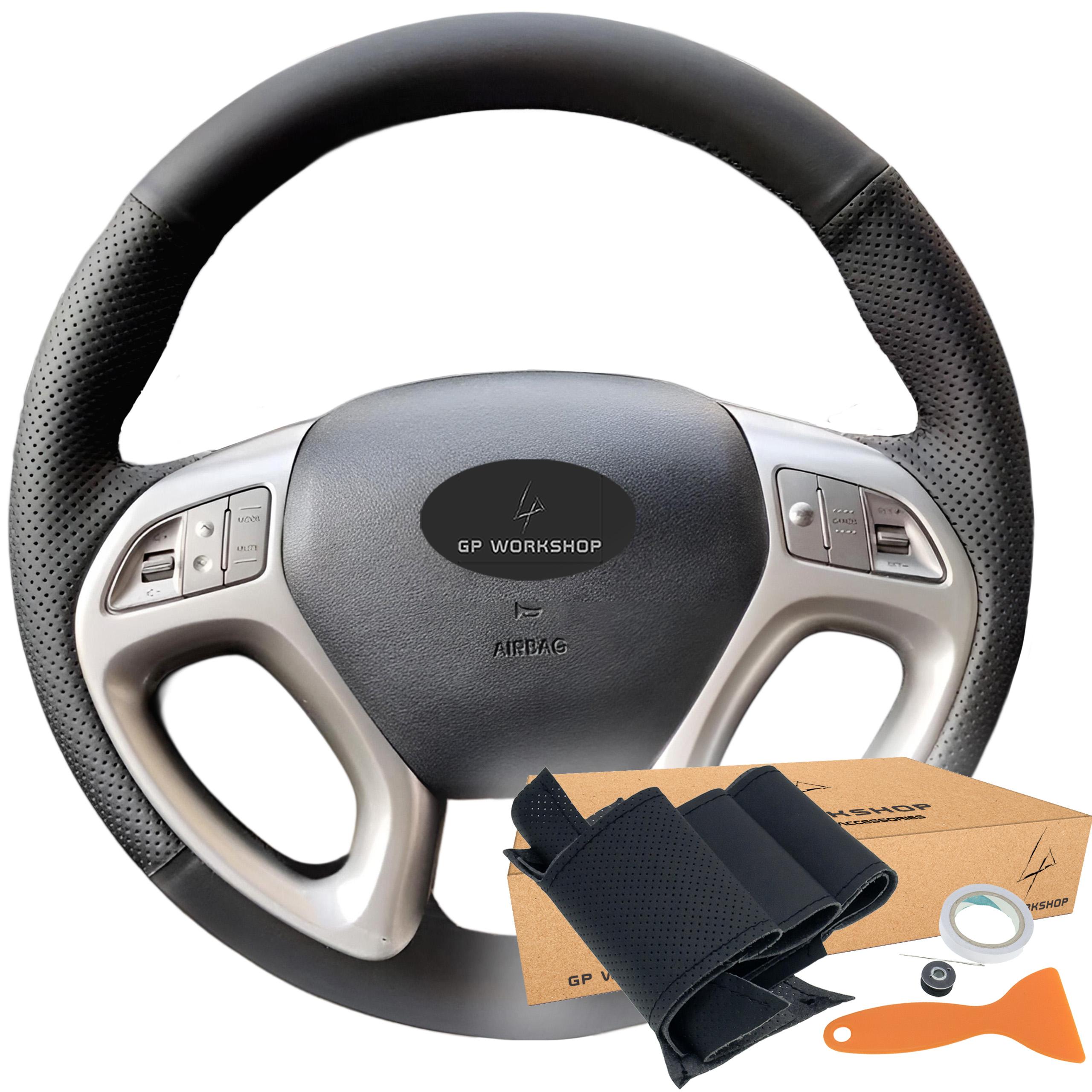 Stūres pārvalka apšuvums izgriezums Hyundai Ix35